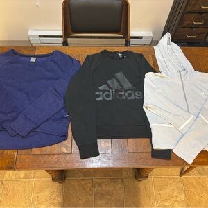Women’s Bundle of Sweatshirts - Adidas, Under Armor & Champion
